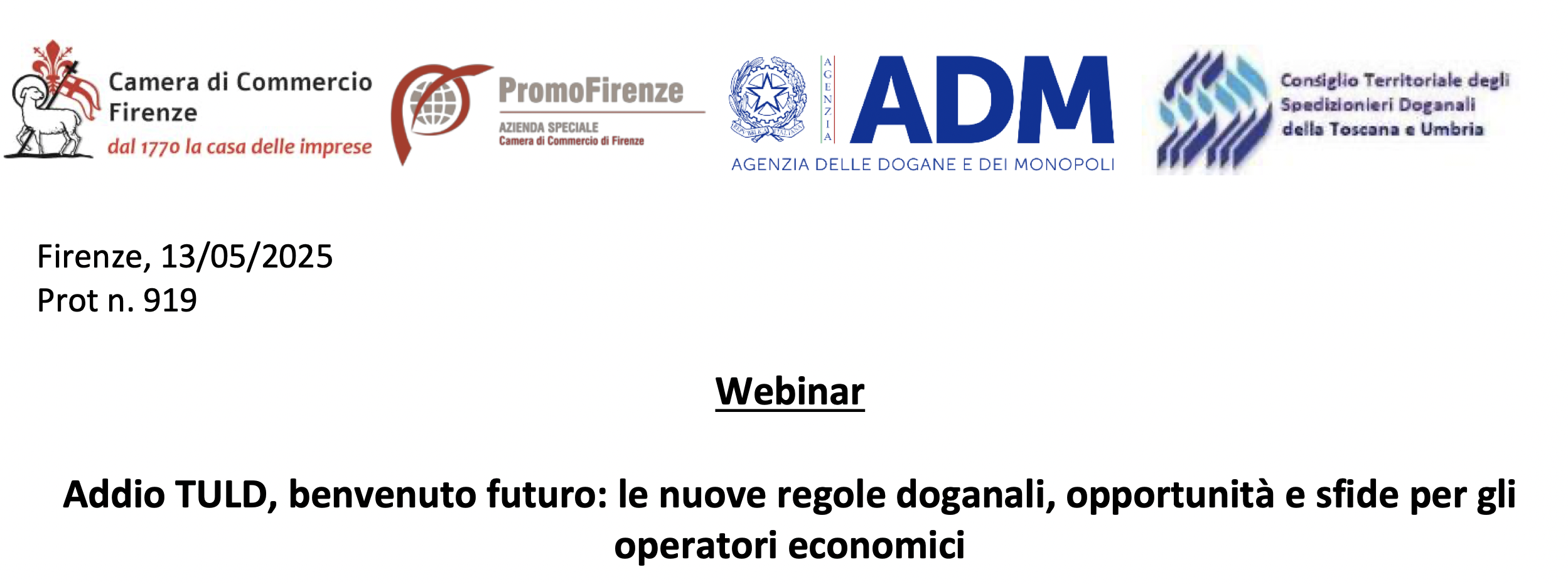 Addio TULD, benvenuto futuro: le nuove regole doganali, opportunità e sfide per gli operatori economici